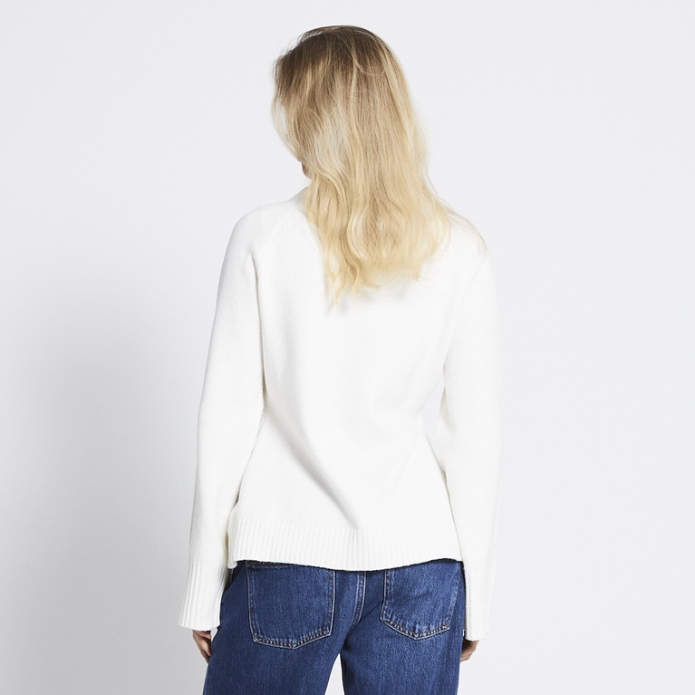 Fitted cardigan "Sabrina" Off white